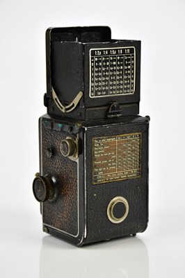 Lot 411 - ROLLEIFLEX; a Rolleiflex Baby 4x4 TLR camera,...