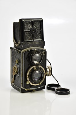 Lot 434 - ROLLEIFLEX; a Rolleiflex Baby 4x4 TLP camera,...