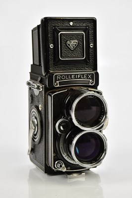 Lot 375 - ROLLEIFLEX; a Rolleiflex Tele TLR camera,...