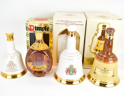 Lot 127 - BELLS; three commemorative Scotch whiskies,...