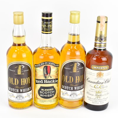 Lot 138 - WHISKY; two bottles of Old Hoy blended Scotch...