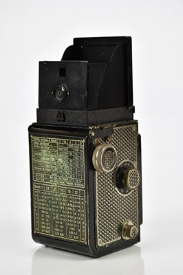 Lot 409 - ROLLEICORD; a Rolleicord "Art Deco" TLR camera,...