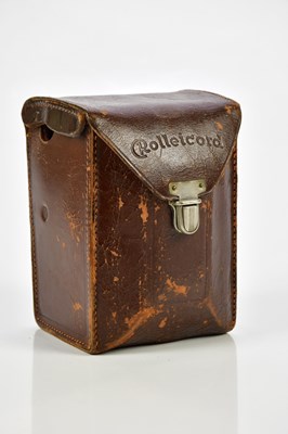 Lot 409 - ROLLEICORD; a Rolleicord "Art Deco" TLR camera,...