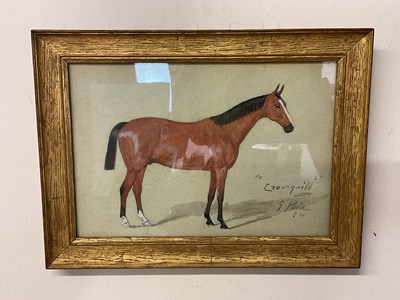 Lot 437 - GEORGE PAICE; watercolour, 'Crouquill', a race...