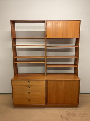 Lot 786 - G PLAN; a mid 20th century Form Five teak pair...