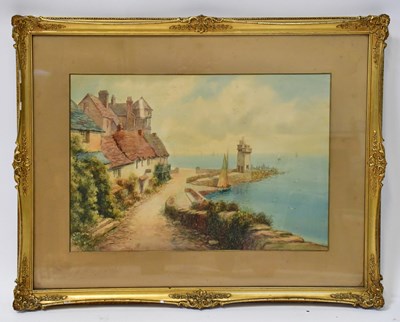 Lot 532 - THOMAS MORTIMER; watercolour, 'Dittisham, on...