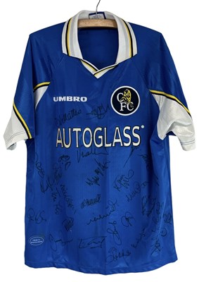 Lot 370 - A Chelsea Football Club signed shirt,...