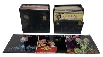 Lot 506 - A large quantity of records contained in two...