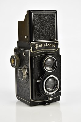 Lot 441 - ROLLEICORD; a Rolleicord Model II TLR camera,...