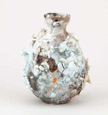 Lot 12 - AKIKO HIRAI (born 1970); a stoneware sake...