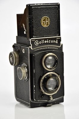 Lot 444 - ROLLEICORD; a Rolleicord Model 2 TLR camera,...