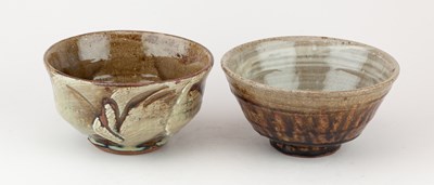 Lot 444 - MIKE DODD (born 1943); a stoneware bowl...