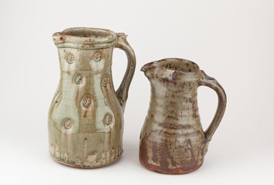 Lot 664 - TAKESHI YASUDA (born 1943); a stoneware jug...