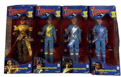 Lot 584 - THUNDERBIRDS; a group of four boxed Carlton...