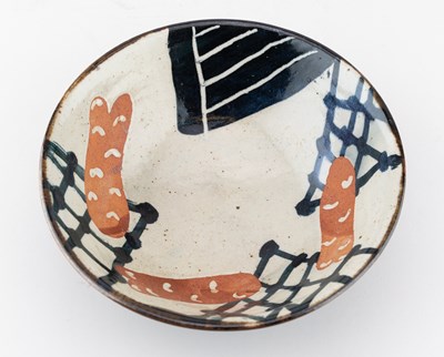 Lot 327 - JOHN MALTBY (1936-2020); a stoneware bowl...