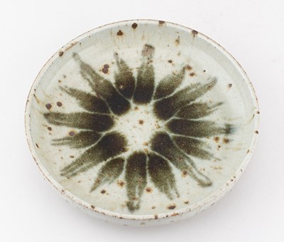 Lot 54 - BARBARA CASS (1921-1992); a stoneware dish...