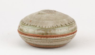 Lot 508 - RICHARD BATTERHAM (1936-2021); a stoneware box...