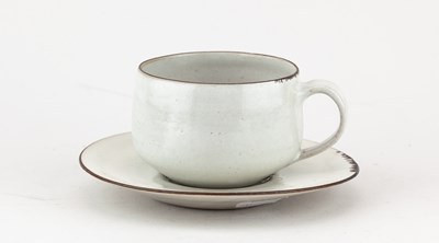 Lot 386 - LUCIE RIE (1902-1995); a stoneware cup and...