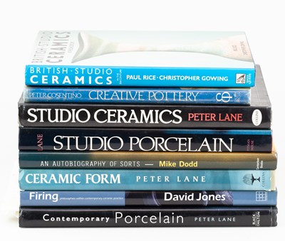 Lot 728 - A collection of books on studio ceramics (8).