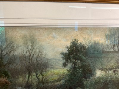 Lot 1555 - TOM CLOUGH (1867-1943); watercolour, river...