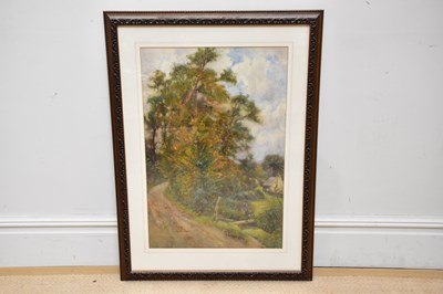 Lot 692 - TOM CLOUGH (1867-1943); watercolour, country...