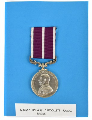 Lot 424 - A George V Meritorious Service Medal awarded...