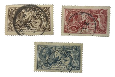 Lot 488 - A group of half crown, five shilling and ten...