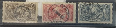 Lot 490 - A group of half crown, five shilling and ten...