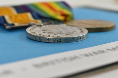 Lot 370 - A WWI 1914 Old Contemptibles medal trio...