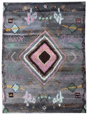 Lot 74 - A Beni Ourain inspired handmade woollen rug,...