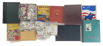 Lot 477 - Six all world albums together with a tin and...