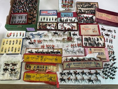 Lot 133 - A large quantity of lead and diecast model...