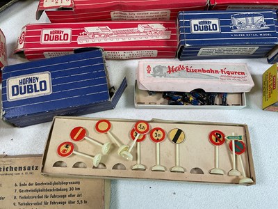 Lot 181 - HORNBY; a Dublo three rail system train set...