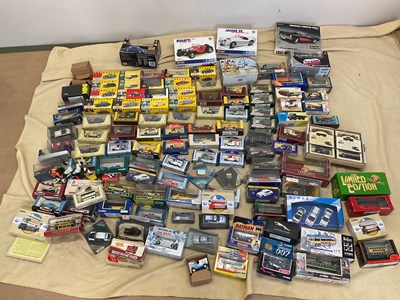 Lot 163 - A large collection of boxed diecast model...