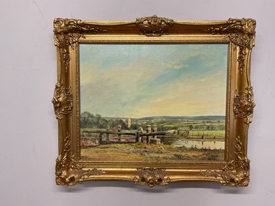 Lot 415 - ALWYN CRAWSHAW (born 1934); oil on canvas,...