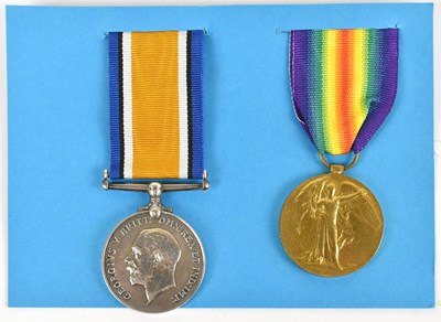 Lot 375 - A WWI pair awarded to 67656 CPL S. Raynor...