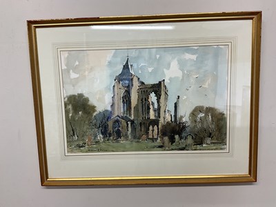 Lot 398 - EDWARD WESSON (1910-1983); watercolour,...