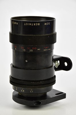 Lot 512 - BERTHIOT; a Berthiot Son 20mm-100mm f2.1 lens,...