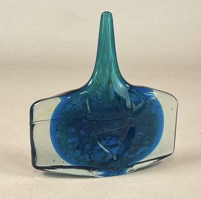 Lot 324 - MDINA; an Axe vase, signed and dated 1976,...