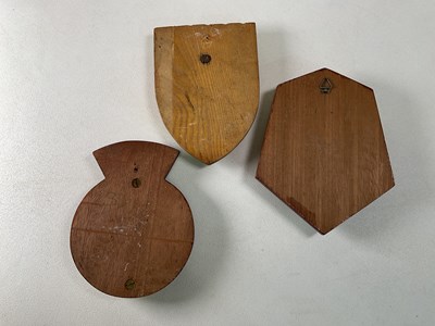 Lot 35 - Three naval plaques; HMS Torquay H; 21cm, HMS...