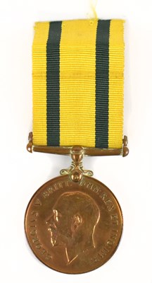 Lot 377 - A WWI Territorial Force War Medal awarded to...