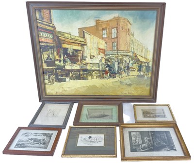 Lot 295 - FRANCISCO; oil on canvas, 'Watney Market',...