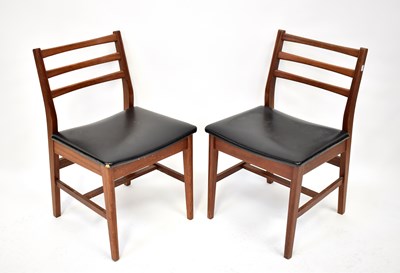 Lot 76 - G-PLAN; a set of six teak bar-back dining...