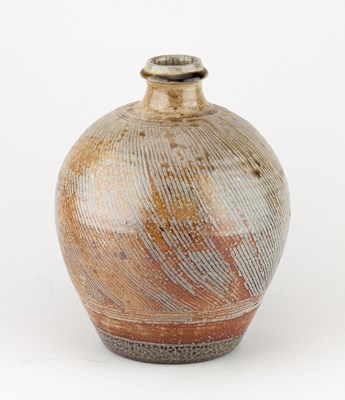 Lot 486 - PHIL ROGERS (1951-2020); a salt glazed bottle...