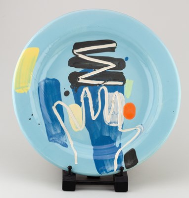 Lot 76 - BRUCE McLEAN (born 1944); a large earthenware...