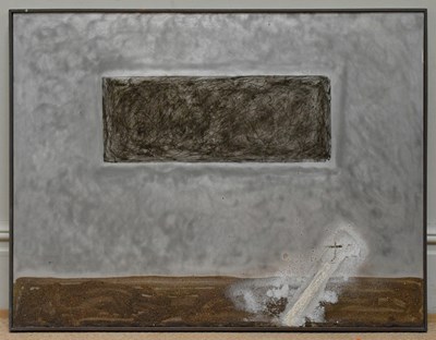 Lot 714 - ROBIN WELCH (1936-2019); 'Untitled', PVA sand,...