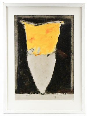 Lot 711 - ROBIN WELCH (1936-2019); ‘Yellow Vessel’,...