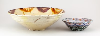 Lot 651 - VICKY WALTON; a tin glazed earthenware bowl...