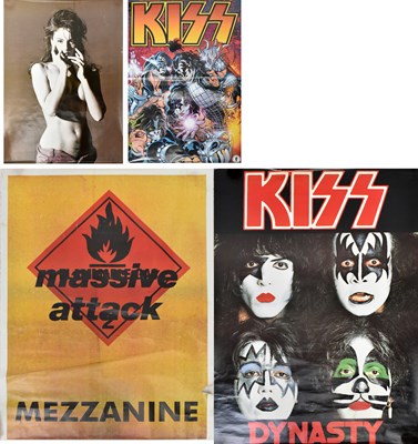 Lot 885 - A collection of three music related posters,...
