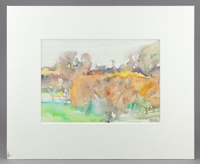 Lot 694 - EWEN HENDERSON (1934-2000); three watercolour...